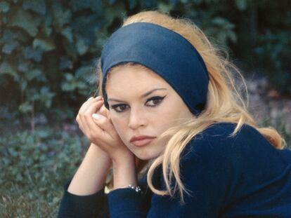 Brigitte Bardot durante el rdaje de 'Le Mepris'.