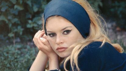 Brigitte Bardot durante el rdaje de 'Le Mepris'.