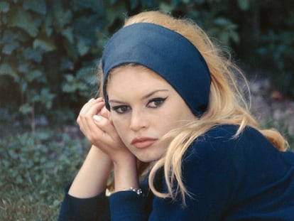 Brigitte Bardot durante el rdaje de 'Le Mepris'