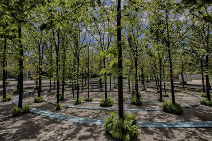 El parc de l'Estació del Nord, a Barcelona.