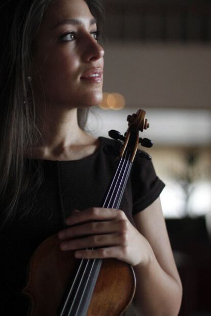 La violinista Leticia Moreno.