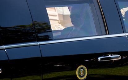 Biden llegó el martes por la noche a Ginebra, última parada de un viaje por Europa, y fue escoltado por una çimpresionante comitiva de más de 30 vehículos desde el hotel que se alojaba hasta el lugar de la cita.