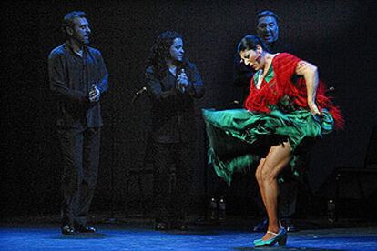 Manuela Carrasco, durante su actuación el jueves en el IV Flamenco Festival USA.