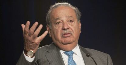 El magnate mexicano Carlos Slim, uno de los accionistas de Realia.