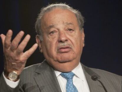 El magnate mexicano Carlos Slim, uno de los accionistas de Realia.
