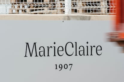 Rótulo de la fábrica de Marie Claire en Vilafranca que indica su año de apertura, 1907, en una imagen del 8 de junio de 2023.