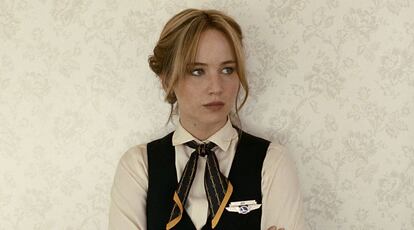 Jennifer Lawrence, en un fotograma de la película 'Joy'.