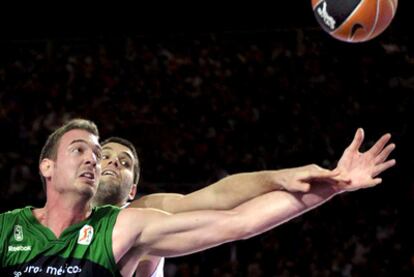 El exjugador del DKV Joventut Antonio Bueno durante la Copa del Rey de la pasada temporada.