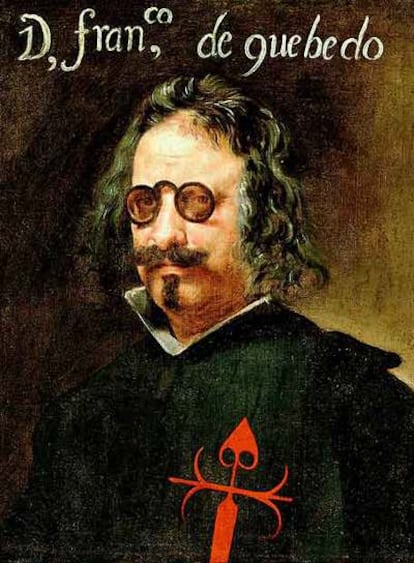 Retrato de Francisco de Quevedo realizado por Juan van der Hamen.