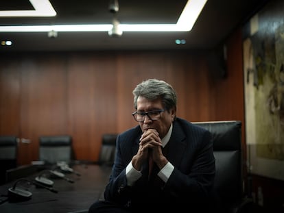 Ricardo Monreal, en el Senado de la República.