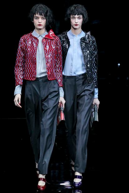 Emporio Armani desfile otono invierno 2015