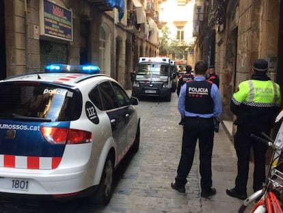 Una patrulla dels Mossos d'Esquadra.