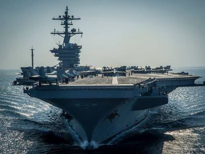 El portaavions Carl Vinson, al Golf Pèrsic.