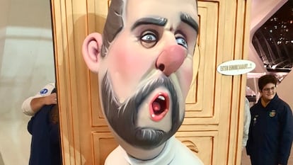 El ninot de Juan Carlos Unzué en la exposición de Fallas 2025.