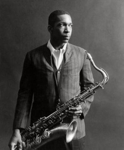 John Coltrane, en la foto que sirve de portada al nuevo álbum.