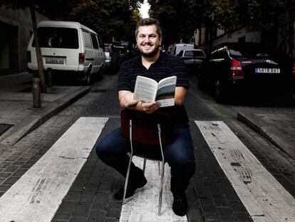 Ben Clark, fotografado essa semana em uma rua do bairro madrilenho de Lavapiés.