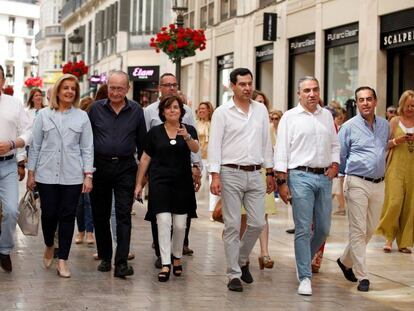 Soraya Sáenz de Santamaría, durante un acto de campaña. 