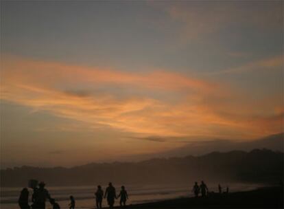 Atardecer en la playa de Venao, Azuero (Panamá)