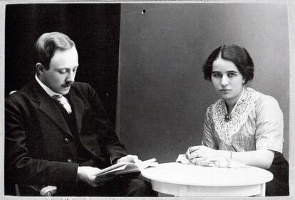 Los padres de Ingmar Bergman, Erik Bergman y Karin Åkerblom.