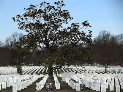 El cementerio de Arlington (Virginia), donde están enterrados militares caídos en las guerras de Irak y Afganistán.