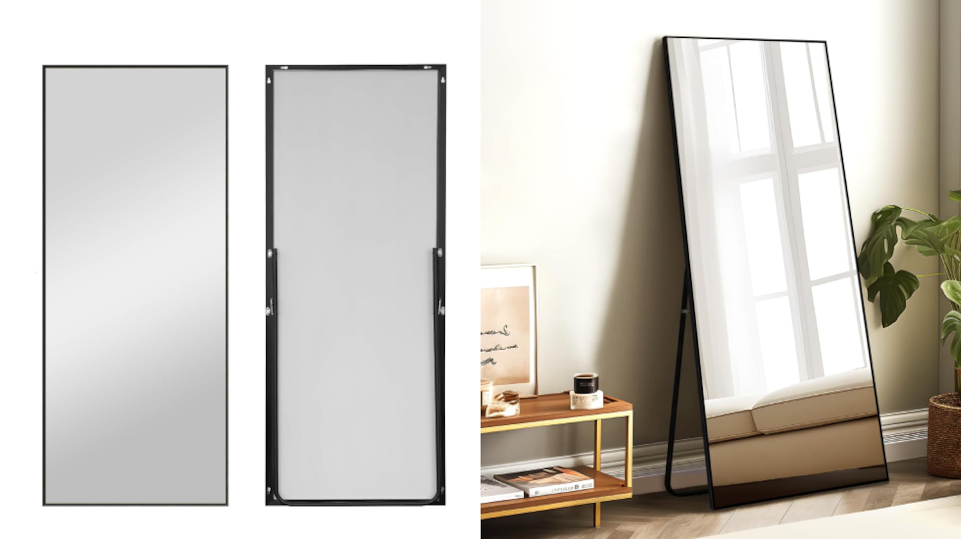 Perchero Espejo Espejo Giratorio De Longitud Completa De 360u00b0