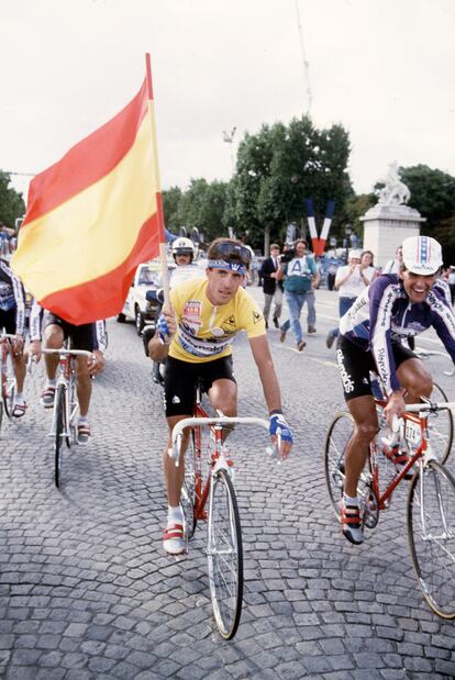 Perico Delgado gan el Tour en 1988 y se convirti en el primer espa?ol en ganar la <i>grande boucle</i> 14 a?os despus de que lo hiciera Luis Oca?a en 1973.