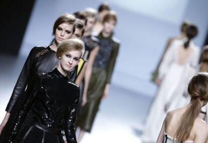 Desfile de Teresa Helbig en la Mercedes Benz Fashion Week.