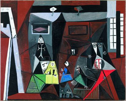 'Las Meninas', 1957. Óleo sobre lienzo, 129 x 161 cm. Donación Pablo Picasso, 1968. Museu Picasso, Barcelona.