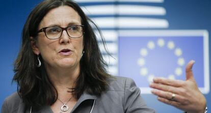La comisaria europea de Comercio, Cecilia Malmström.