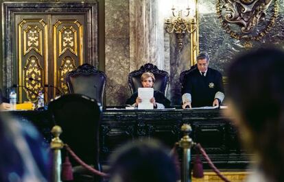 Ana Ferrer, primera mujer en acceder a la sala de lo penal del Tribunal Supremo.