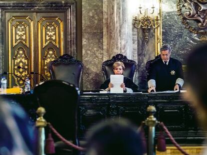 Ana Ferrer, primera mujer en acceder a la sala de lo penal del Tribunal Supremo.