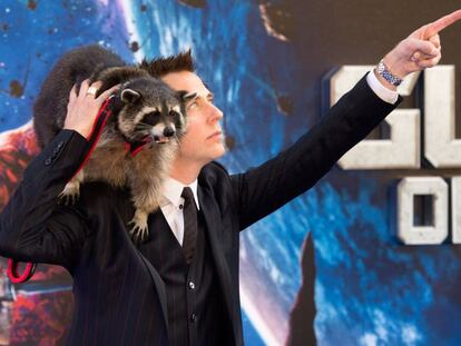 James Gunn durante el estreno de 'Guardianes de la Galaxia' en Londres. 