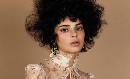 La modelo Kendall Jenner, en una publicación en la cuenta de la revista 'Vogue', el pasado sábado.