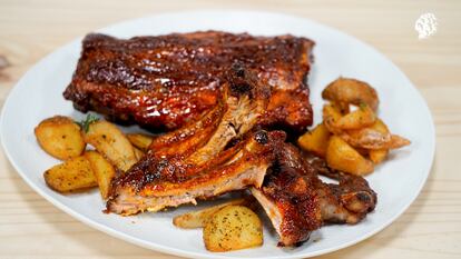 Costillas con salsa barbacoa: una receta fácil para hacerlas al horno