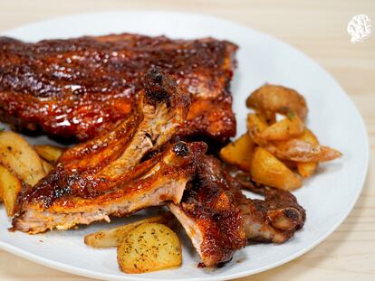 Costillas con salsa barbacoa: una receta fácil para hacerlas al horno