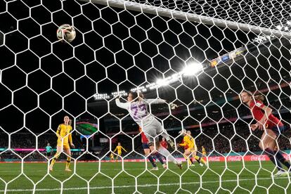 Rebecka Blomqvist marca el único gol de Suecia.