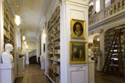 La biblioteca rococó de la duquesa Ana Amalia.