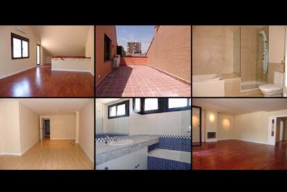 Fotografías de la vivienda en la que fue detenido Pablo Crespo, 'número dos' de la red Gürtel, y que ahora ha sido puesta en alquiler por 2.500 euros al mes. Las imágenes han sido obtenidas del anuncio de alquiler en un portal inmobiliario.