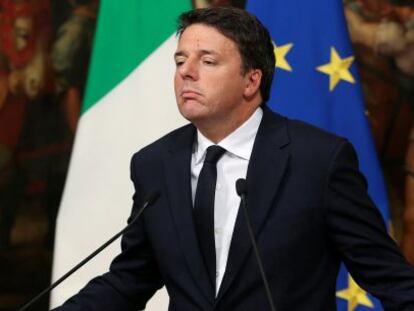 El primer ministro italiano Matteo Renzi 