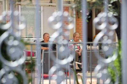 Internos en la residencia Arzobispo Morcillo, en Soto del Real de Madrid.