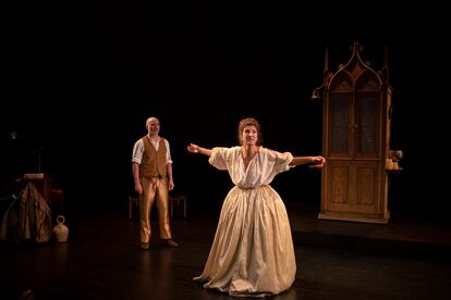 Pepa Zaragoza y Nacho Vera estrenan la obra de teatro 'La Baltasara' en el Teatro de la Comedia de Madrid.