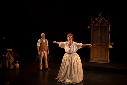 Pepa Zaragoza y Nacho Vera estrenan la obra de teatro 'La Baltasara' en el Teatro de la Comedia de Madrid. 
