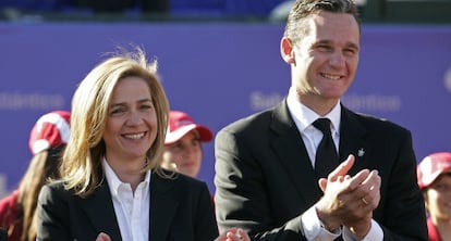 La infanta Cristina e Iñaki Urdangarin, en 2008.