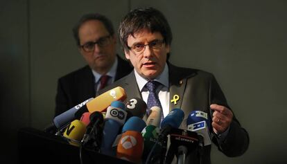 Carles Puigdemont, este mayo en Berlín.