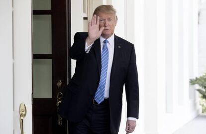Donald Trump, nesta quarta-feira, em Washington.