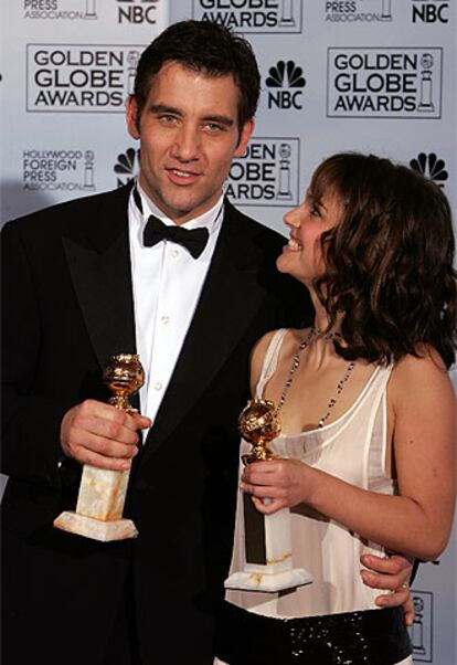 Clive Owen Y Natalie Portman han ganado los premios al mejor acotor y mejor actriz de reparto por la misma película, <i>Closer</i>