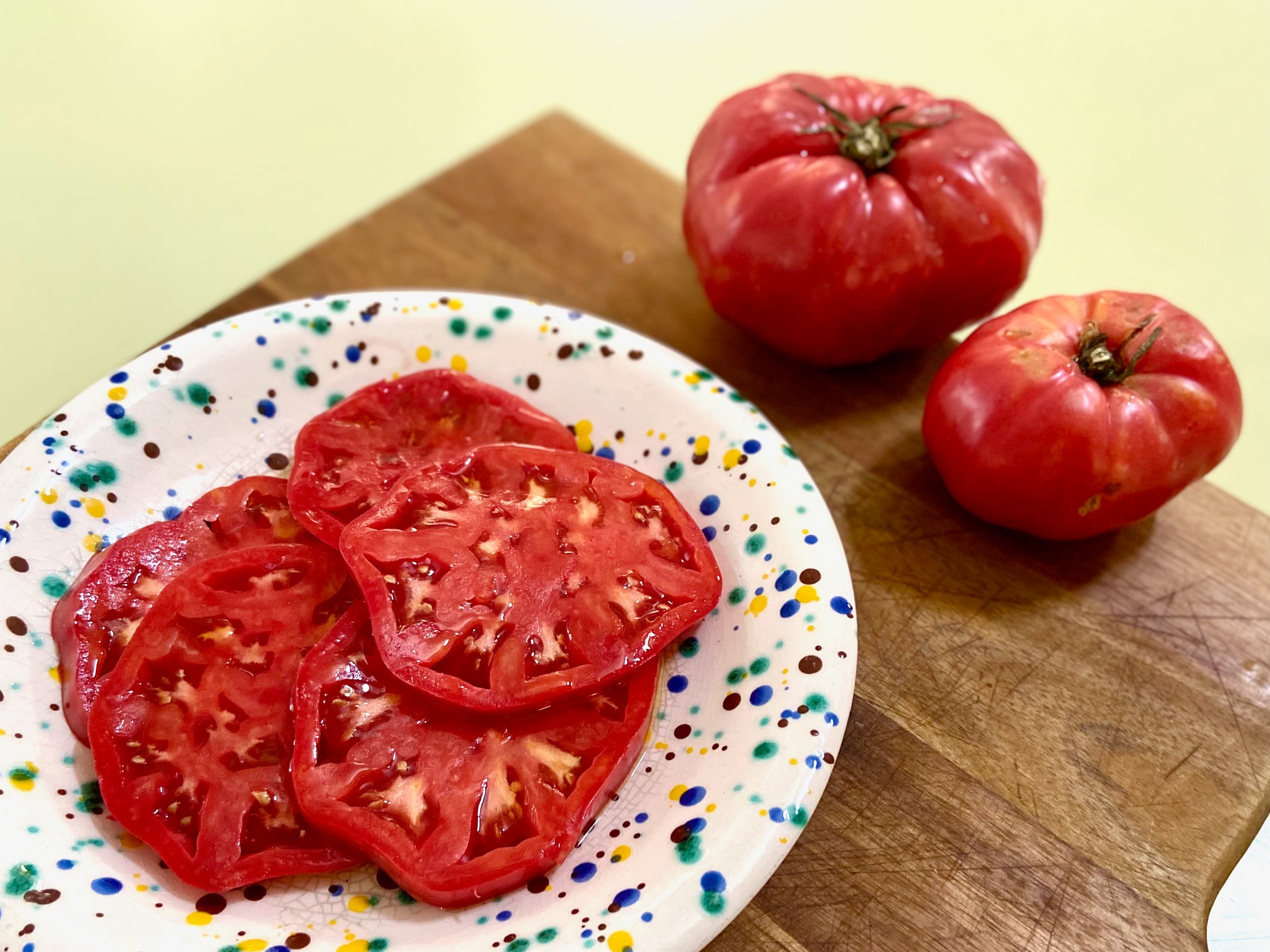 Tomates de Barbastro, en su plena madurez.