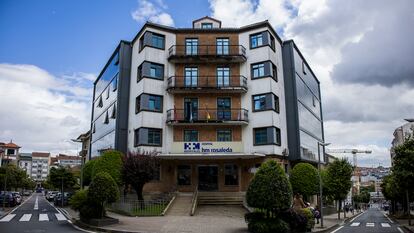 Fachada del Hospital HM Rosaleda en Santiago de Compostela.