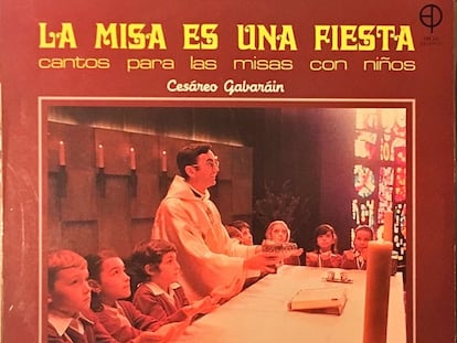 Portada de uno de los discos de Cesáreo Gabaráin, publicado en 1984.