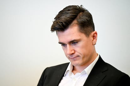 Jakob Ingebrigtsen, durante su declaración ante el tribunal.